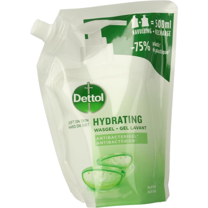 Dettol Refill handzeep hydra aloe vera 500 ml