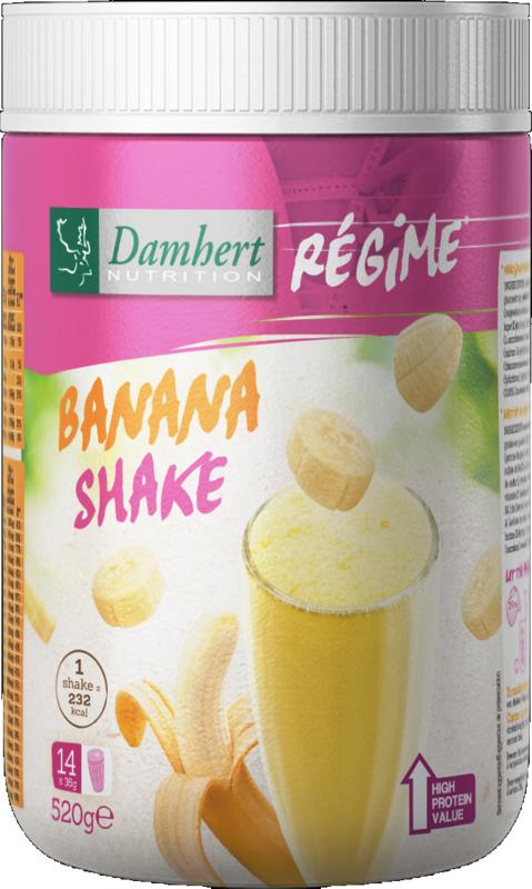 Damhert Regime maaltijd shake banaan 520 gram
