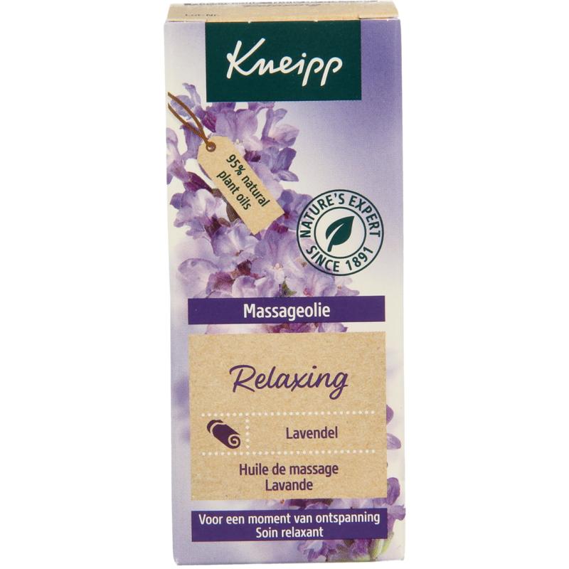 Kneipp Relaxing massageolie lavendel mini 20 ml