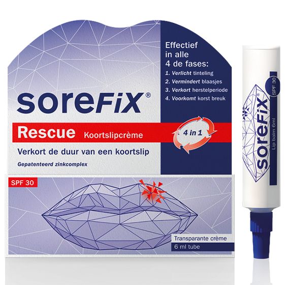 Sorefix Rescue koortslipcreme tube 6 ml