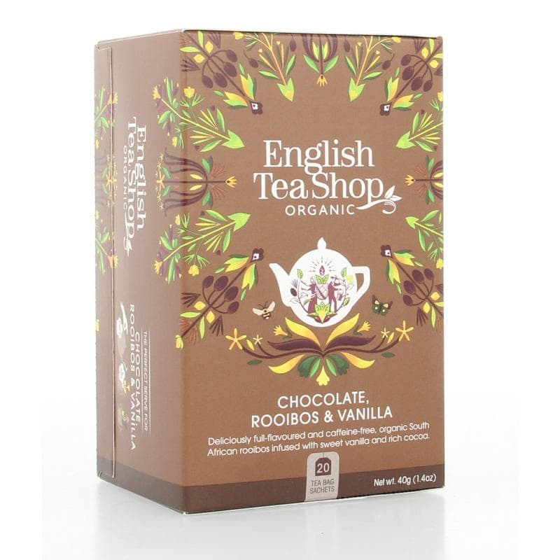 English Tea Shop Rooibos chocolate & vanilla bio 20 zakjes