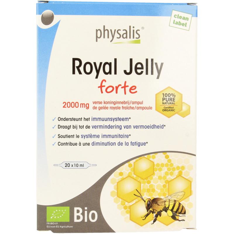Physalis Royal jelly forte bio 20 ampullen 10 ml
