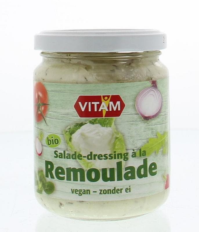 Vitam Saladedressing a la remoulade zonder ei bio 225 ml