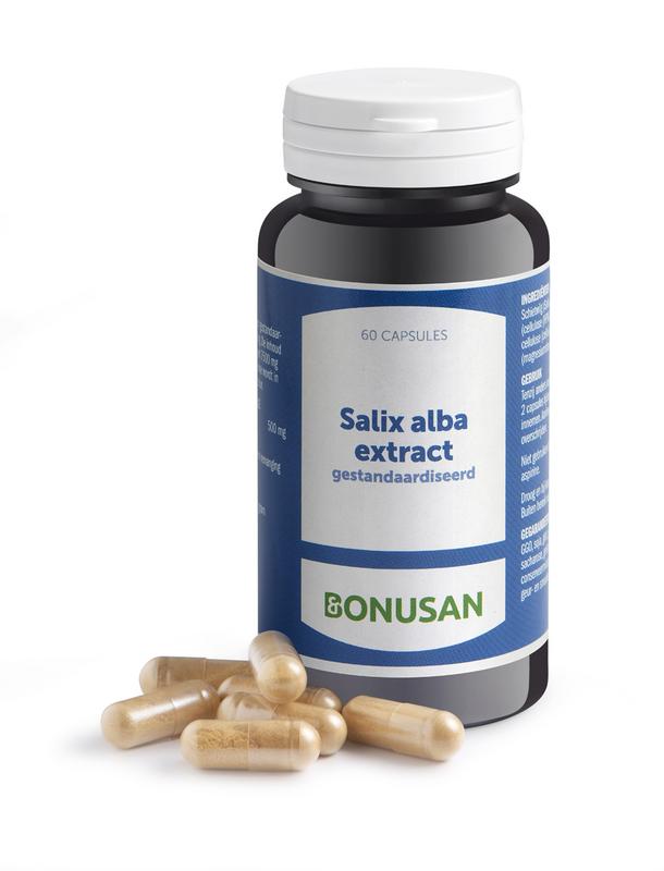 Bonusan Salix alba extract 60 vegan capsules