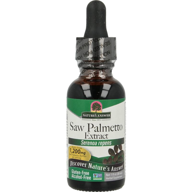 Natures Answer Saw Palmetto extract alcoholvrij 30 ml