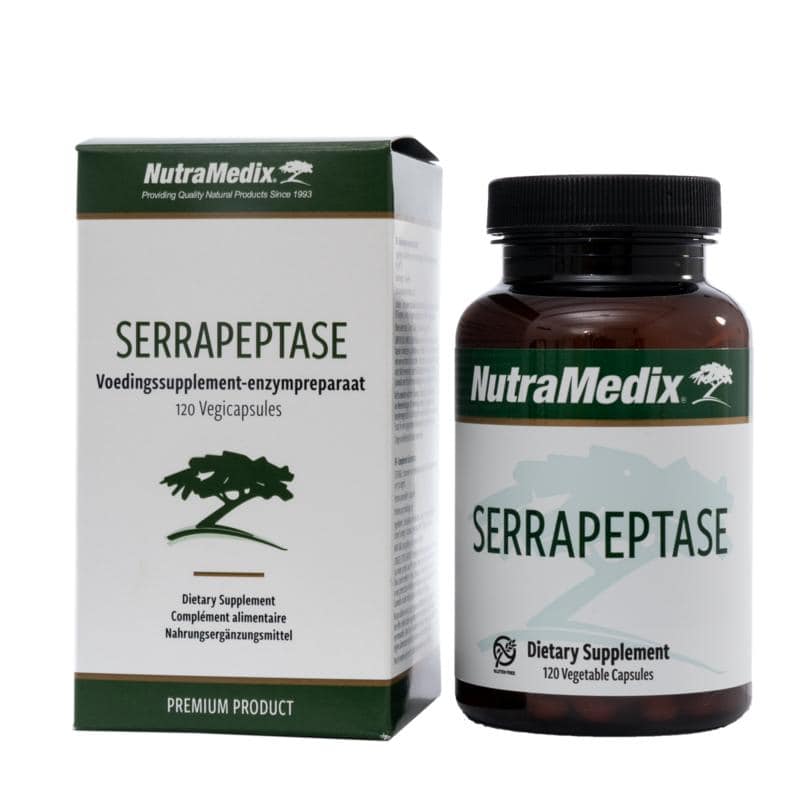 Nutramedix Serrapeptase 500 mg 120 vegan capsules