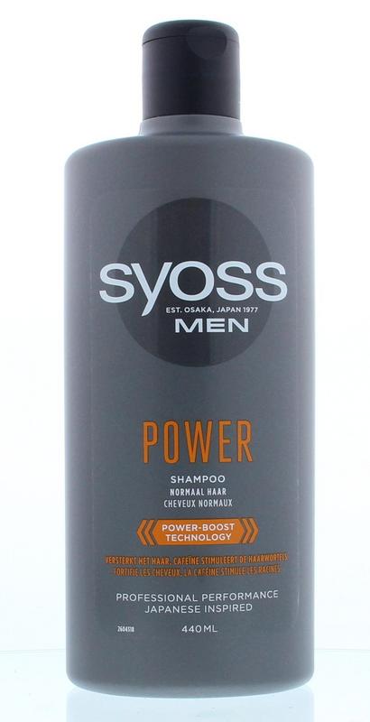 Syoss Shampoo men power & strength 440 ml