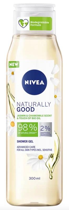 Nivea Showergel naturally good jasmin & chamomile 300 ml