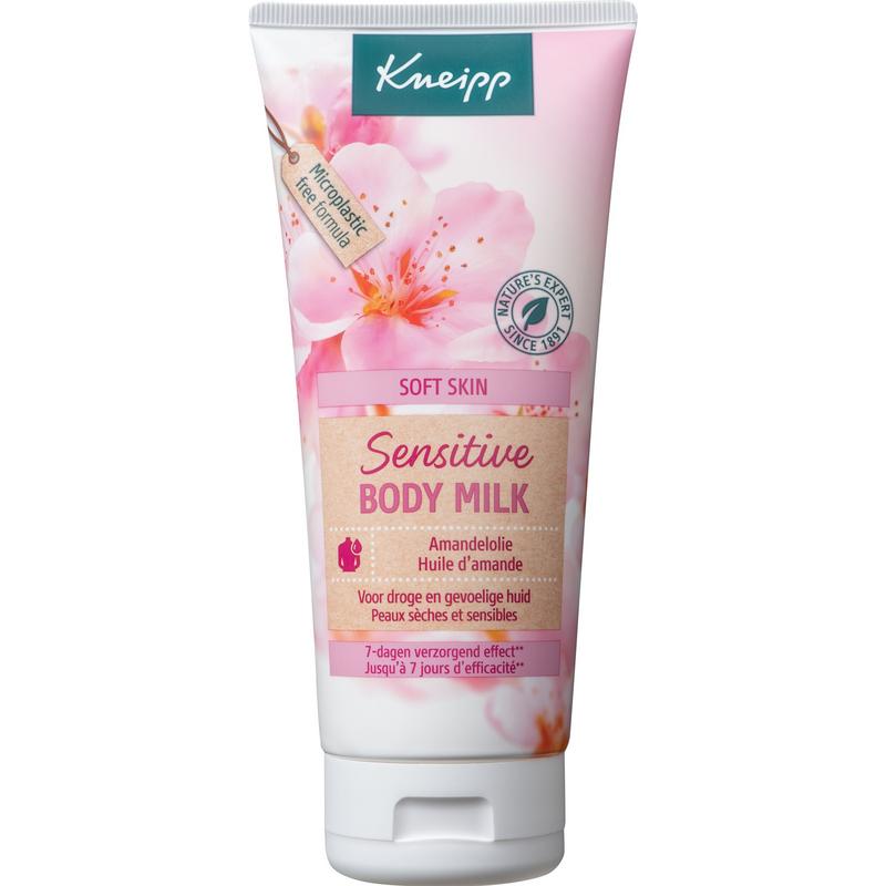 Kneipp Soft skin sensitive body milk amandelolie 200 ml