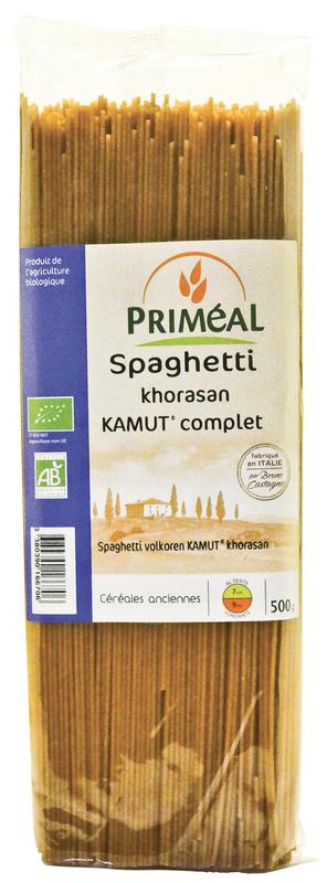 Primeal Spaghetti khorasan kamut complet bio 500 gram