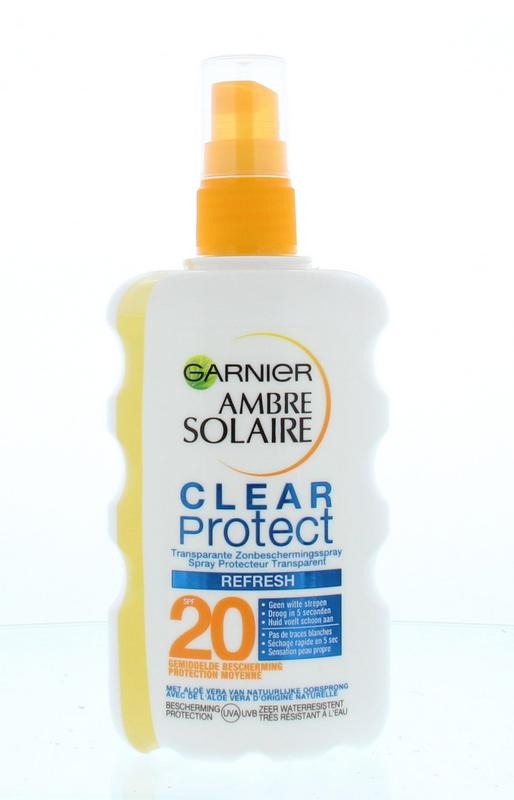 Ambre Solaire Spray clear protect 20 200 ml