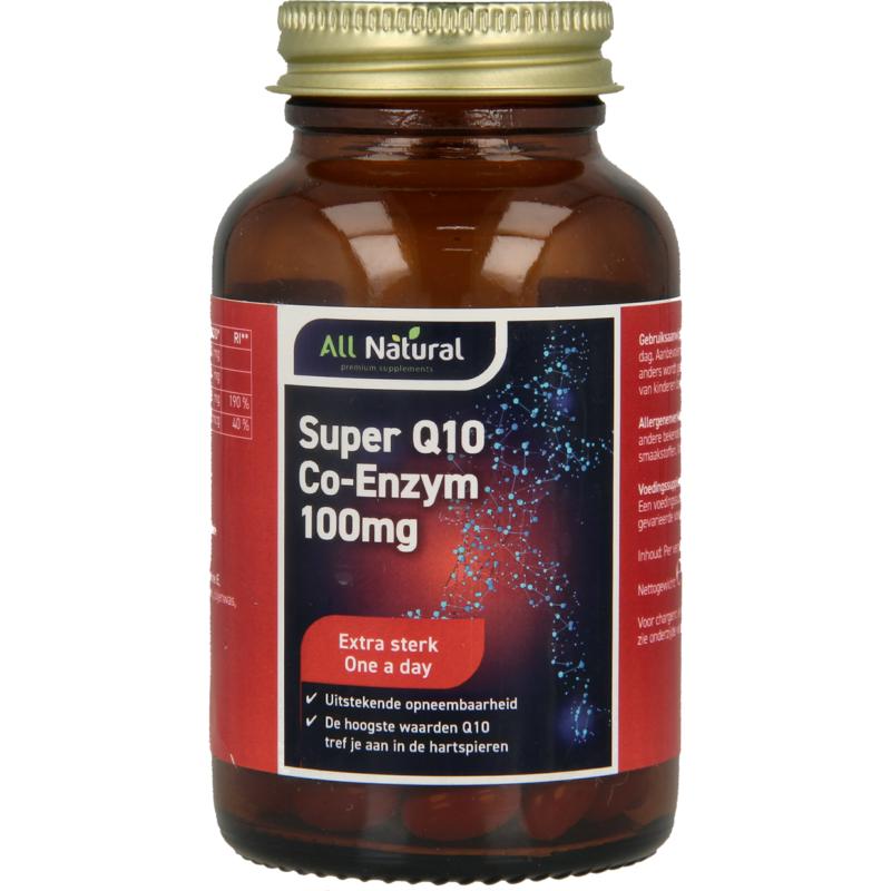 All Natural Super Q10 100mg 60 capsules