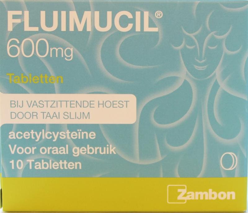 Fluimucil Tablet 600mg 10 tabletten