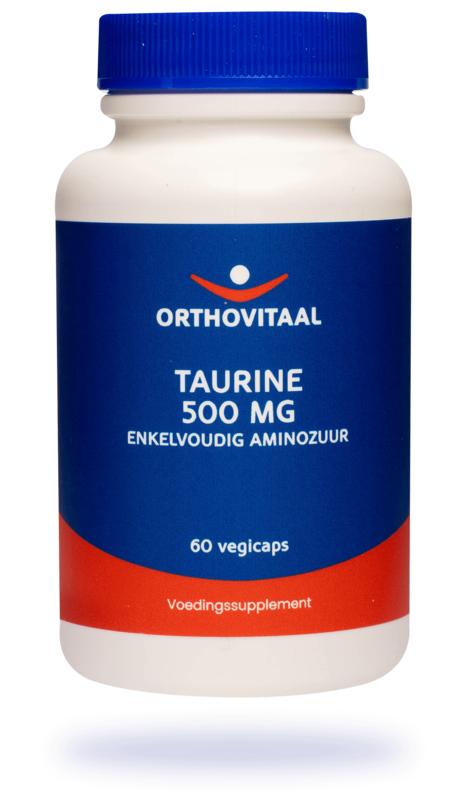 Orthovitaal Taurine 500mg 120 - 60 vegan capsules