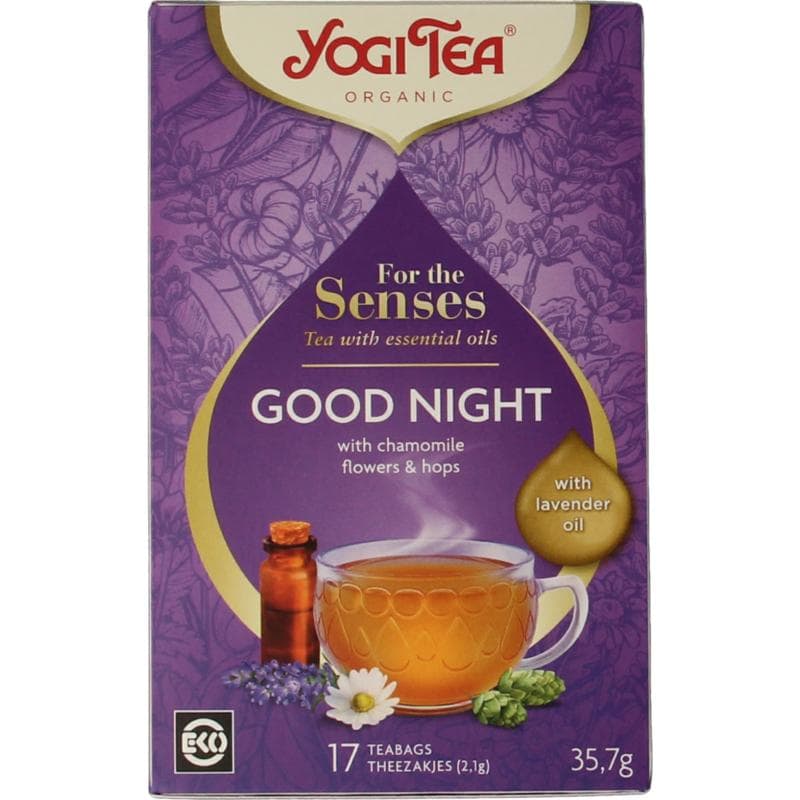 Yogi Tea Tea for the senses good night bio 17 stuks