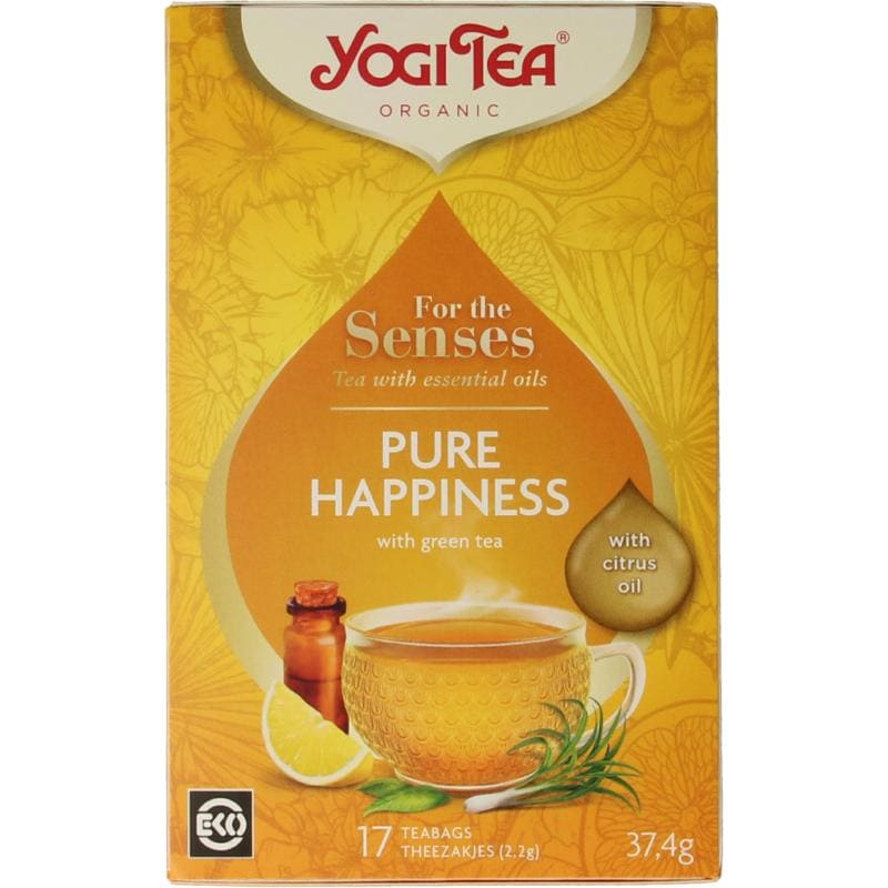 Yogi Tea Tea for the senses pure happiness 17 stuks