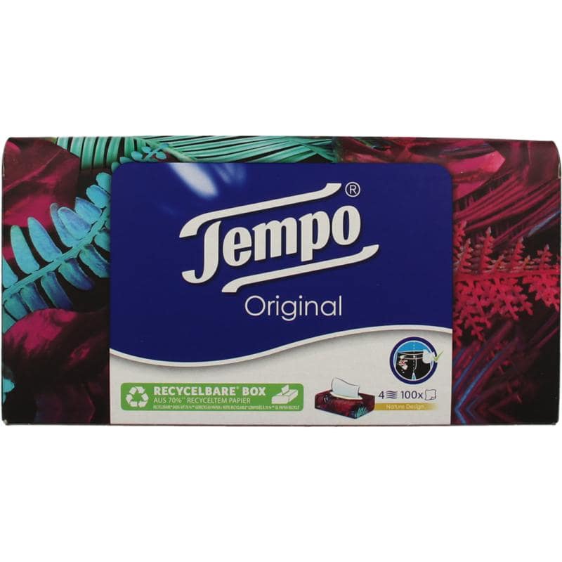 Tempo Tissues box original 100 stuks