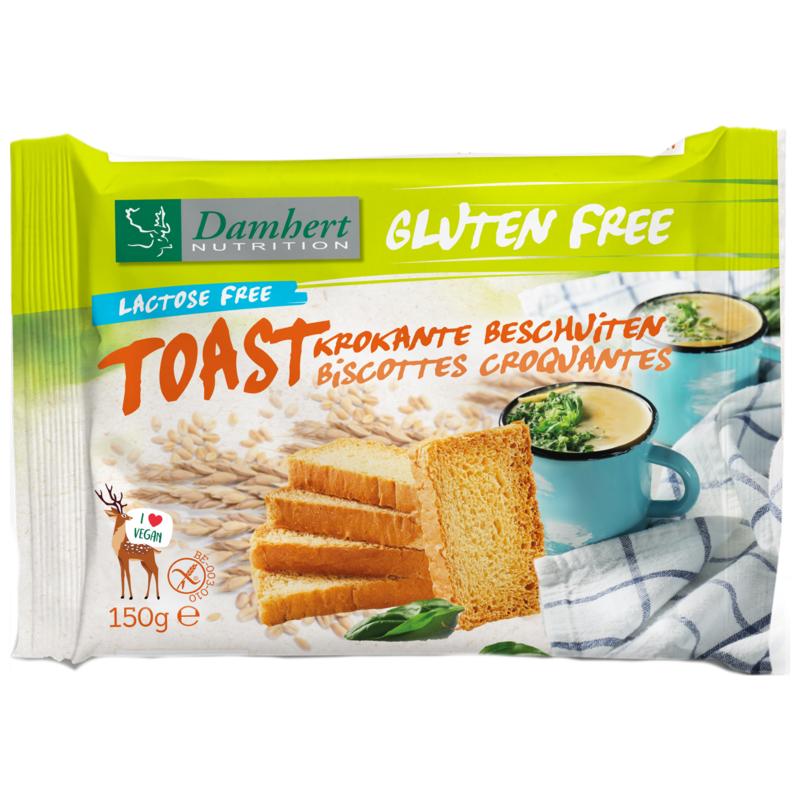 Damhert Toast glutenvrij 150 gram