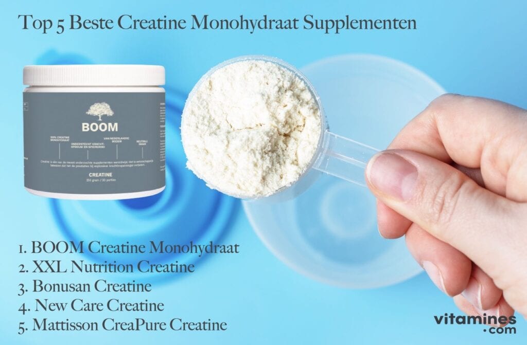 Top 5 best geteste creatine monohydraat supplementen