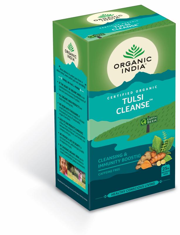 Organic India Tulsi cleanse thee bio 25 stuks