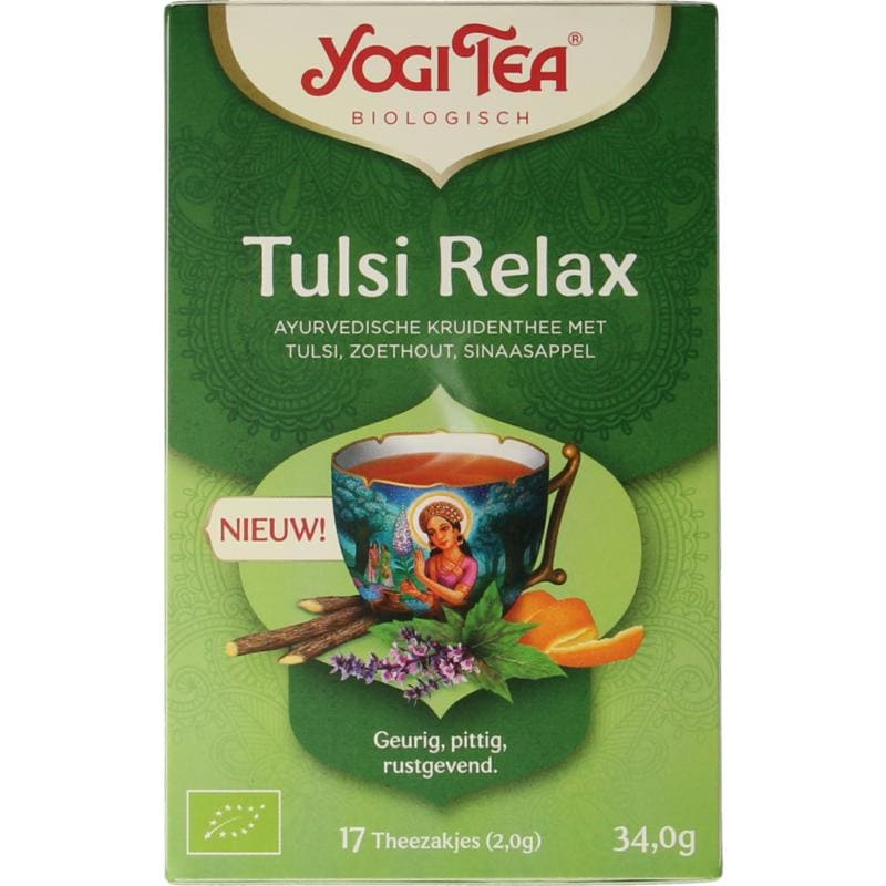 Yogi Tea Tulsi relax thee bio 17 stuks