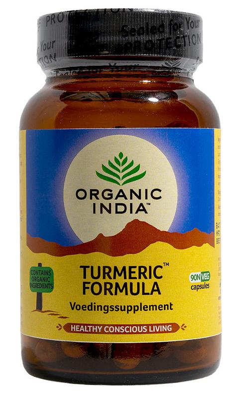 Organic India Turmeric formule kurkuma bio 90 capsules