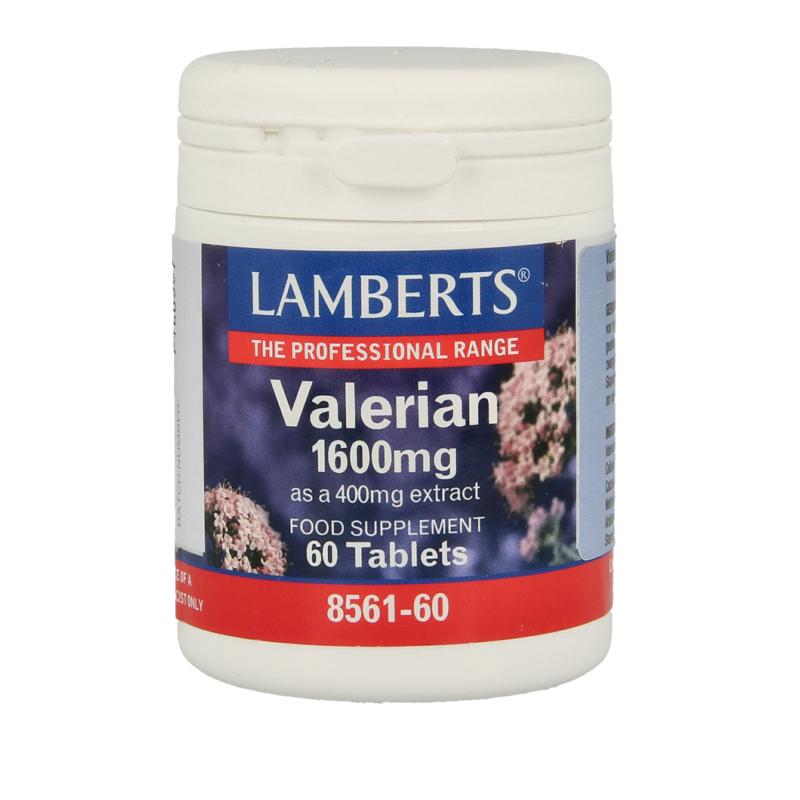 Lamberts Valeriaan 1600mg 60 tabletten