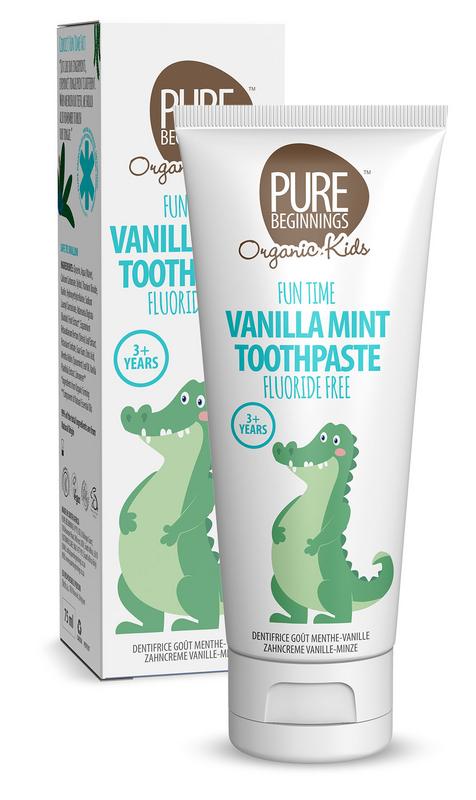 Pure Beginnings Vanilla mint toothpaste xylitol 75 ml