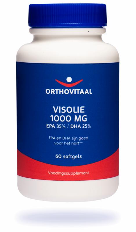 Orthovitaal Visolie 1000 mg EPA 35% DHA 25% 60 softgels