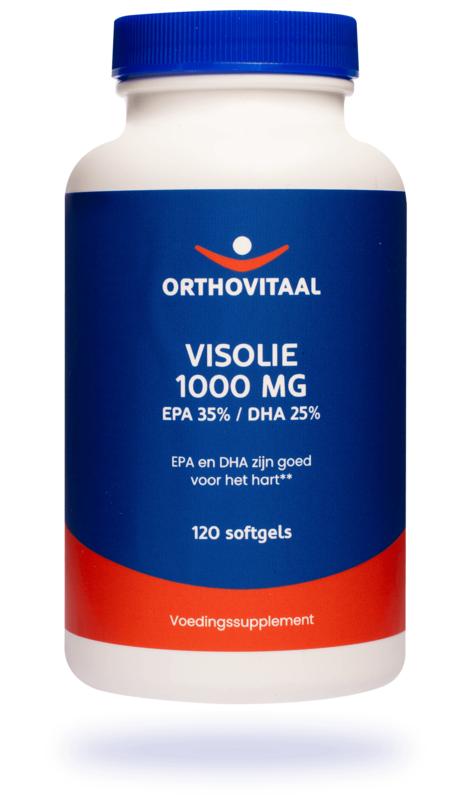 Orthovitaal Visolie 1000mg EPA 35%/DHA 25% 120 softgels