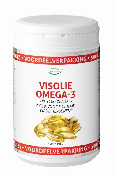 Nutrivian Visolie Omega 3 EPA/DHA 500 capsules