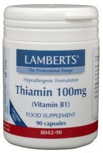 Lamberts Vitamine B1 100mg (thiamine) 90 vegan capsules