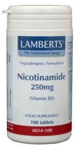 Lamberts Vitamine B3 250mg (nicotinamide) 100 tabletten