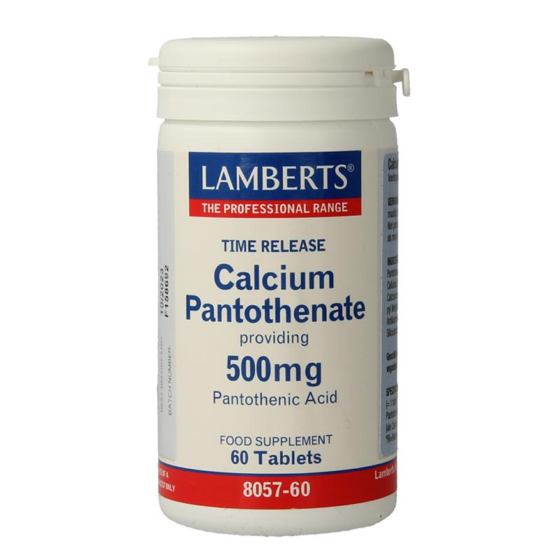 Lamberts Vitamine B5 (calcium pantothenaat) time release 60 tabletten