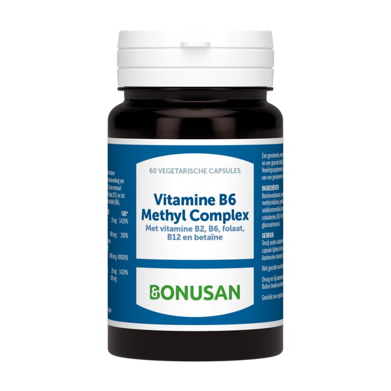 Bonusan Vitamine B6 methyl complex 60 vegan capsules
