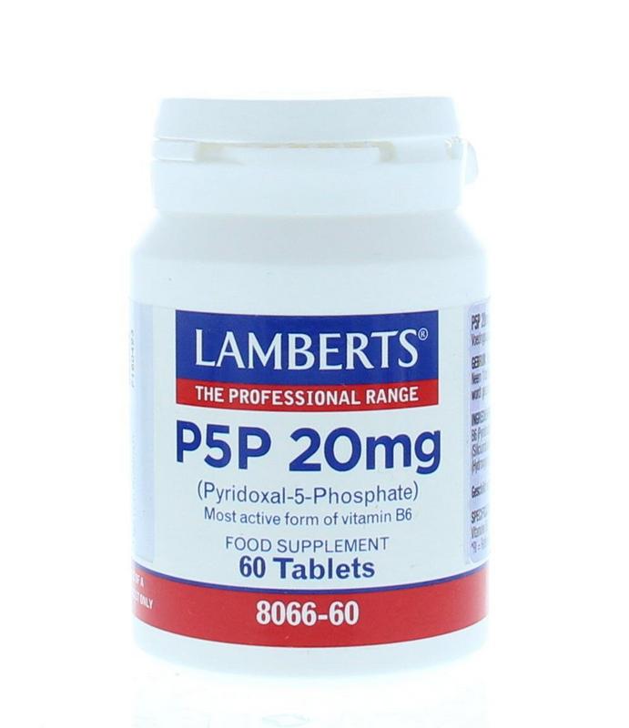 Lamberts Vitamine B6 (P5P) 20mg 60 tabletten