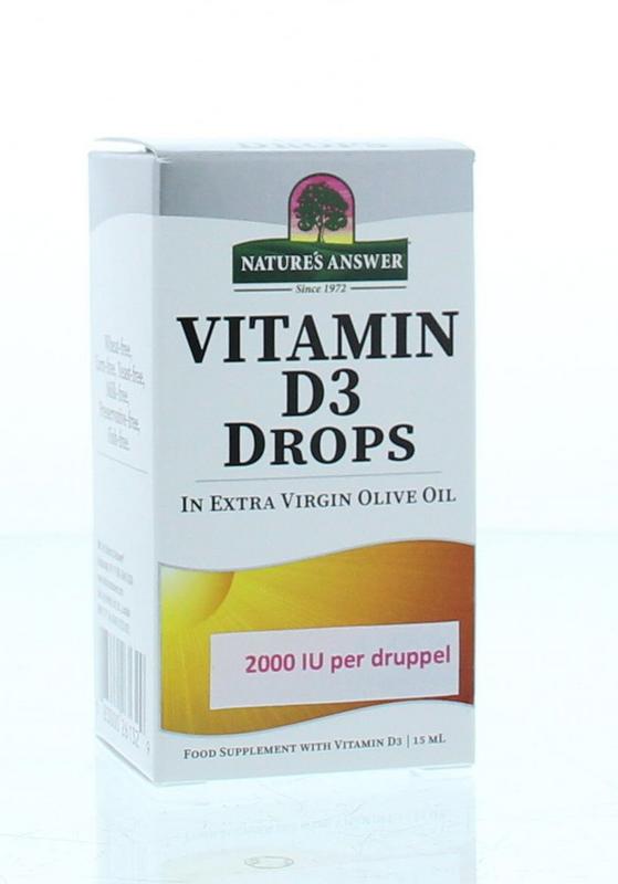 Natures Answer Vitamine D3 2000IU/50mcg per druppel 15 ml