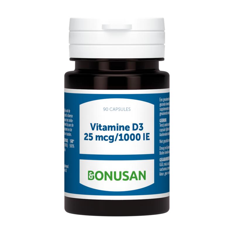 Bonusan Vitamine D3 25mcg 300 - 90 softgels