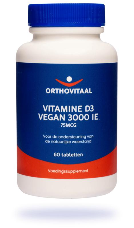 Orthovitaal Vitamine D3 3000IE vegan 60 tabletten