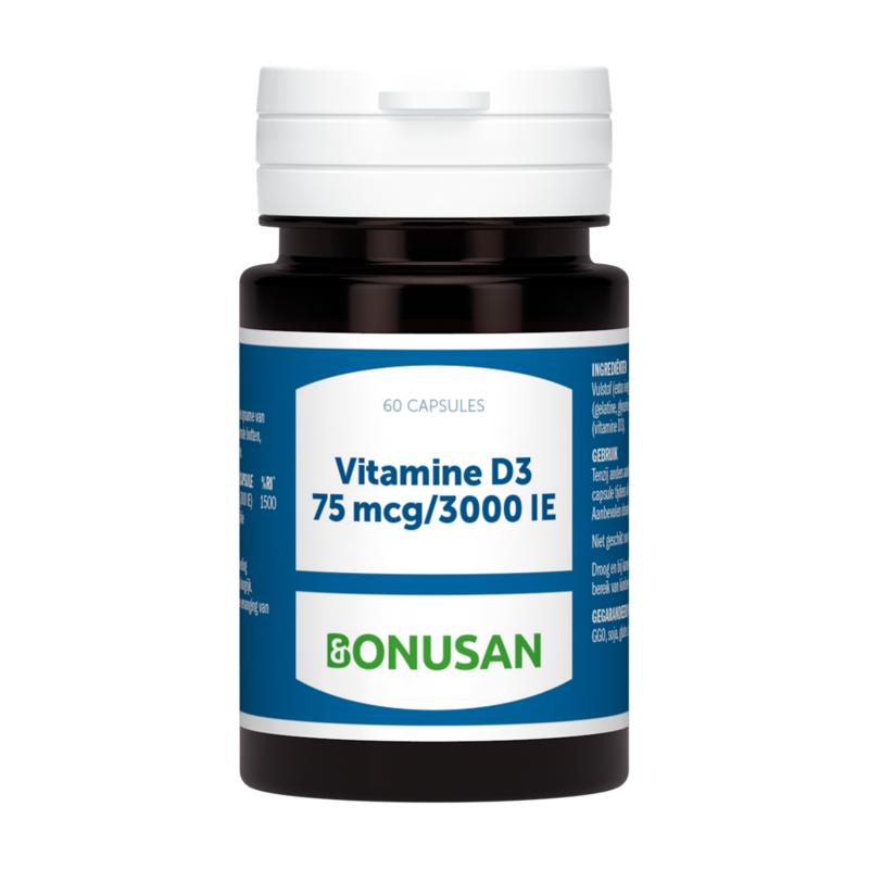 Bonusan Vitamine D3 75mcg-3000IE 120 - 60 capsules
