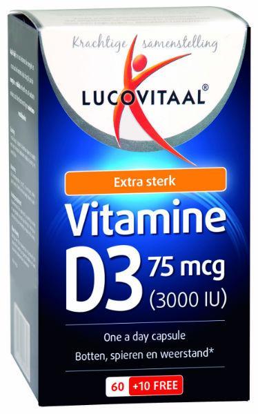 Lucovitaal Vitamine D3 75mcg 120 - 70 capsules