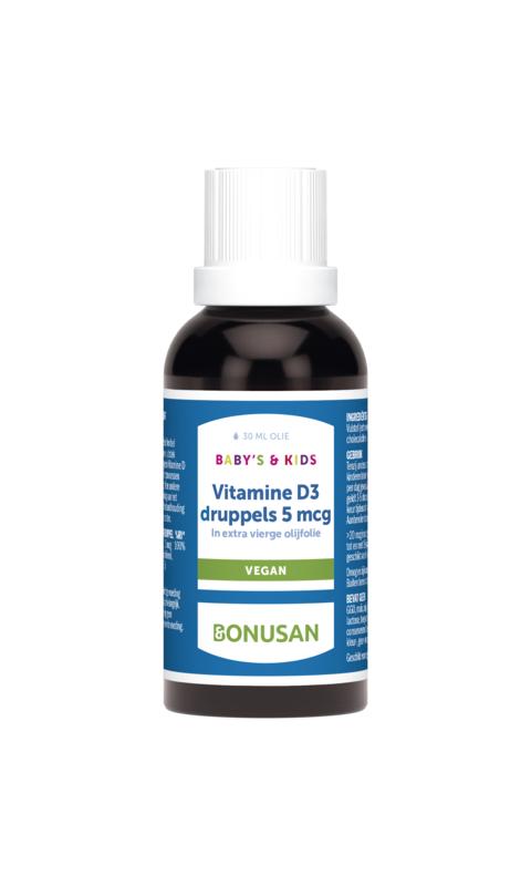 Bonusan Vitamine D3 kind 5mcg 30 ml