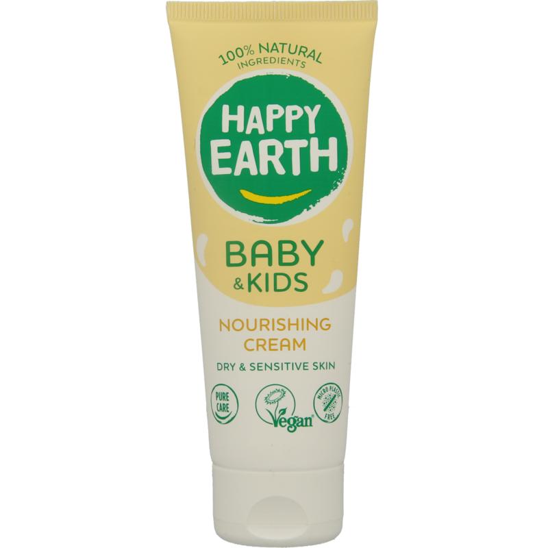 Happy Earth Voedende creme voor baby & kids 75 ml
