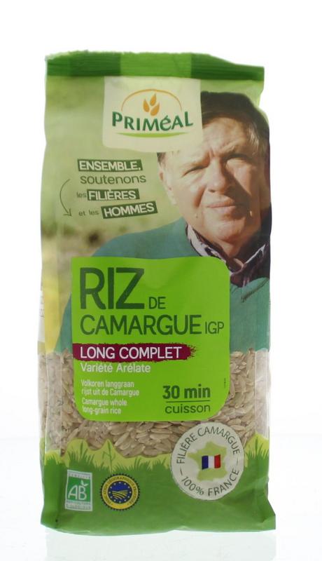 Primeal Volkoren langgraan rijst camargue bio 1000 - 500 gram