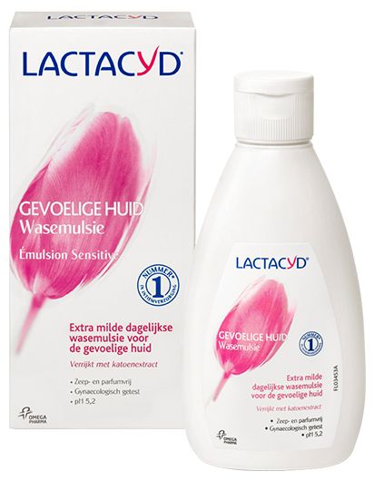 Lactacyd Wasemulsie gevoelige huid 200 ml