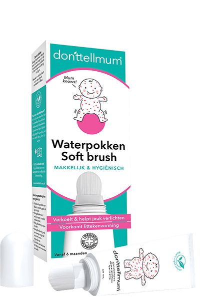 Donttellmum Waterpokken soft brush 50 ml