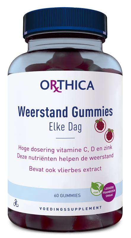 Orthica Weerstand gummies elke dag 60 stuks