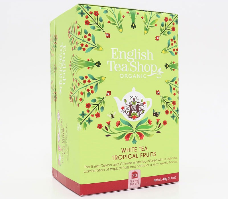 English Tea Shop White tea tropical fruits bio 20 zakjes