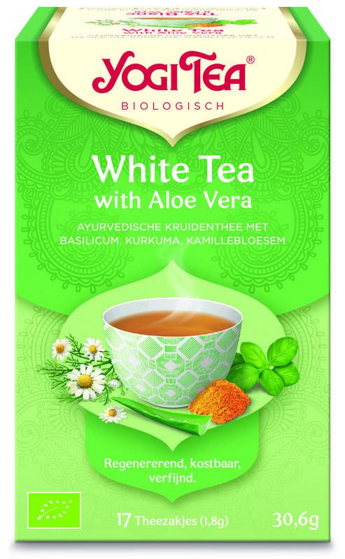 Yogi Tea White tea with aloe vera bio 17 stuks