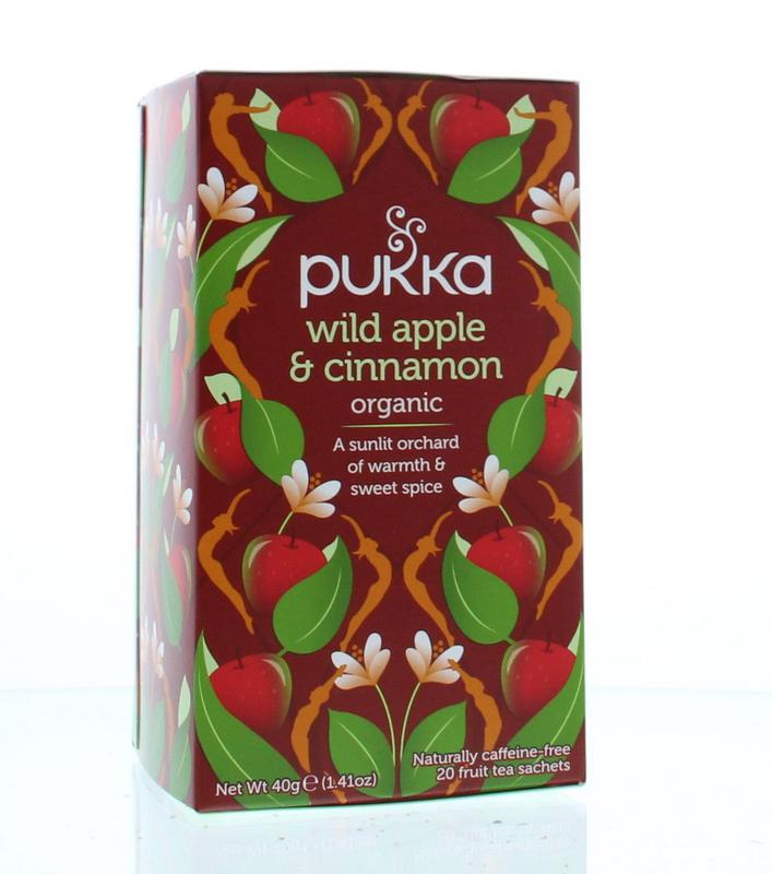 Pukka Org. Teas Wild apple & cinnamon bio 20 stuks